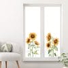 Auf dem Bild ist das Produkt: Fensterbild Sonnenblume hoch Herbst Sommer wiederverwendbare Fensteraufkleber für bodentiefe Fenster Terassentür Balkon zum Preis von €17.9 abgebildet.