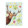 Auf dem Bild ist das Produkt: Fensterbild reinschauender Hirsch Rotwild Wild bunte Blätter Herbst herbstlicher Fensteraufkleber Fensterdeko Herbstdeko zum Preis von €13.9 abgebildet.