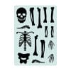 Auf dem Bild ist das Produkt: Fensterbild Halloween Skelett schwarze Silhouette Knochen Fensterdeko Kinderzimmer Wohnzimmer Fensterfolie Fensterdekoration zum Preis von €13.9 abgebildet.
