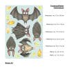 Auf dem Bild ist das Produkt: Fensterbild Herbst Fledermäuse herunterhängend Halloween Blätter Fensterdeko Kinderzimmer Fensterfolie Fensterdekoration zum Preis von €13.9 abgebildet.