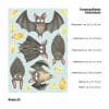 Auf dem Bild ist das Produkt: Fensterbild Herbst Fledermäuse herunterhängend Halloween Blätter Fensterdeko Kinderzimmer Fensterfolie Fensterdekoration zum Preis von €13.9 abgebildet.