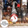 Auf dem Bild ist das Produkt: Fensterbild Weihnachten Winter einzelne Zwerge Wichtel und Schneeflocken Fensteraufkleber zum Preis von €13.90 abgebildet.