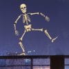 Auf dem Bild ist das Produkt: Fensterbild Halloween Skelett farbig Silhouette Knochen Fensterdeko Kinderzimmer Wohnzimmer Fensterfolie Fensterdekoration zum Preis von €13.9 abgebildet.