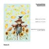 Auf dem Bild ist das Produkt: Fensterbild Herbst Vogelscheuche mit Sonnenblumen und Blättern Rabe herbstlicher Fensteraufkleber Fensterdeko Eingang Küche Erntedankfest zum Preis von €13.9 abgebildet.