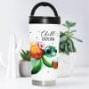 Auf dem Bild ist das Produkt: Thermobecher Chillkrötchen Schildkröte Kaffeebecher to go Geschenk Geburtstag Trinkbecher isoliert zum Preis von €19.9 abgebildet.