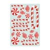 Auf dem Bild ist das Produkt: Fensterbild Weihnachten Zuckerstangen Set Bonbons rot weiß Fensteraufkleber Weihnachtsdekoration wiederverwendbar zum Preis von €13.9 abgebildet.