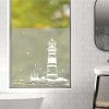 Auf dem Bild ist das Produkt: Sichtschutzfolie Duschkabine Leuchtturm Möwen Schilf maritime Fensterfolie Dusche Duschglastür Duschwand schwarz oder weiß Milchglasfolie zum Preis von €23.9 abgebildet.