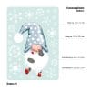 Auf dem Bild ist das Produkt: Fensterbild Weihnachten Winter einzelne Zwerge Wichtel und Schneeflocken Fensteraufkleber zum Preis von €13.90 abgebildet.