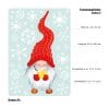 Auf dem Bild ist das Produkt: Fensterbild Weihnachten Winter einzelne Zwerge Wichtel und Schneeflocken Fensteraufkleber zum Preis von €13.90 abgebildet.