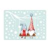 Auf dem Bild ist das Produkt: Fensterbild Weihnachten Winter Zwerge Wichtel Schaukel Weihnachtsterne Sterne weiß Fensteraufkleber zum Preis von €13.9 abgebildet.