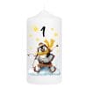 Auf dem Bild ist das Produkt: Adventskerzen 4er-Set Weihnachtskerzen 4 Motive Weihnachtsmann Wintertiere Advent Kalenderkerzen Adventsgesteck zum Preis von €34.9 abgebildet.