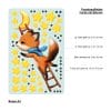 Auf dem Bild ist das Produkt: Fensterbild Fuchs Sterne Leiter Winter Weihnachtsdeko Mond Kinderzimmer Fenster Winterdeko wiederverwendbar zum Preis von €13.9 abgebildet.