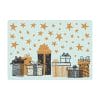 Auf dem Bild ist das Produkt: Fensterbild Weihnachten Geschenke Set mit Sterne schwarz goldähnlich minimalistisch Fensteraufkleber Weihnachtsdekoration wiederverwendbar zum Preis von €13.9 abgebildet.
