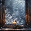Auf dem Bild ist das Produkt: Wiederverwendbar Fensterbild Winterzweig weiß Kontur schlicht Zweige Fensterecke Winter Weihnachten Christmas zum Preis von €13.9 abgebildet.