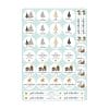 Auf dem Bild ist das Produkt: Aufkleber Weihnachtssticker Geschenkaufkleber personalisiert Geschenke selber gestalten Stickerbogen, Kreativität Frohe Weihnachten Advent zum Preis von €12.9 abgebildet.