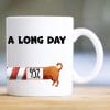 Auf dem Bild ist das Produkt: Tasse Dackel Long day Weihnachtszeit bedruckt Dackel I’m having a long day zum Preis von €10.9 abgebildet.