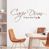 Auf dem Bild ist das Produkt: Wandtattoo Carpe Diem Nutze den Tag Schmetterling Wandaufkleber Wohndekoration Spruch Schriftzug zum Preis von €11.9 abgebildet.