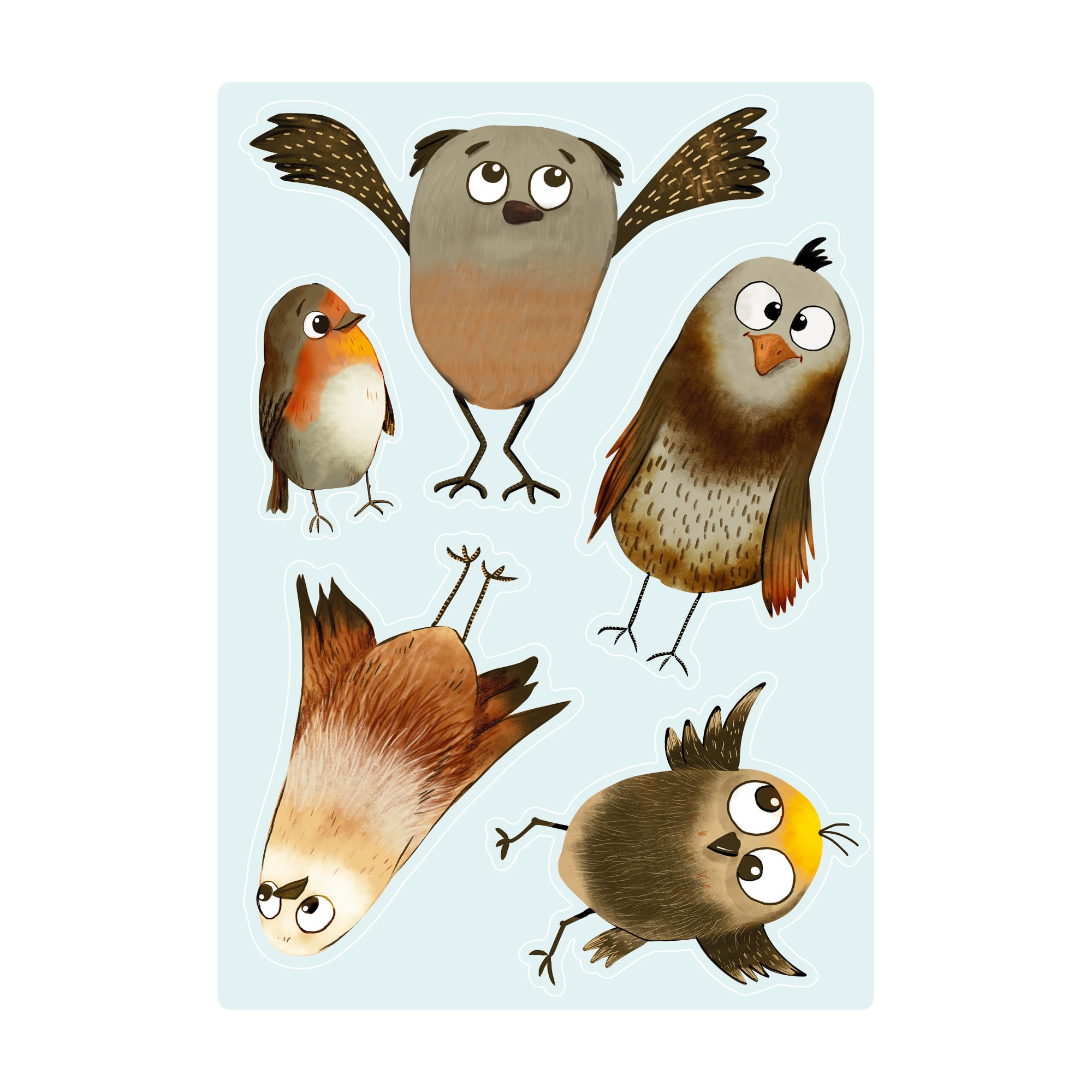 Auf dem Bild ist das Produkt: Fensterbild lustige Vögel Vogelset Frühling Fensteraufkleber Kinderzimmer Kind, Frühlingsdeko, Osterdeko Wiederverwendbar witziger Vogel zum Preis von €13.9 abgebildet.