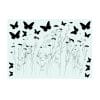 Auf dem Bild ist das Produkt: Fensterbild Wildblumen Frühling zarte Blumen Wildblumenfeld Blumenwiese Fensterdeko Wiederverwendbar Fensterfolie Schmetterlinge zum Preis von €13.90 abgebildet.