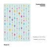 Auf dem Bild ist das Produkt: Fensterbild Konfettikette Rauten Girlande Farbspritzer bunte Vierecke wiederverwendbar Frühling Fasching farbige Kreise Karneval Geburtstag zum Preis von €17.9 abgebildet.