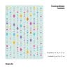 Auf dem Bild ist das Produkt: Fensterbild Konfettikette Rauten Girlande Farbspritzer bunte Vierecke wiederverwendbar Frühling Fasching farbige Kreise Karneval Geburtstag zum Preis von €17.9 abgebildet.