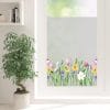 Auf dem Bild ist das Produkt: Sichtschutzfolie Frühlingsblumen Tulpen Narzissen Osterglocken Gräser bunt Frühling Wiesenblumen Fensterfolie Fensterdeko Milchglasfolie zum Preis von €29.9 abgebildet.
