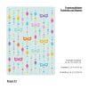 Auf dem Bild ist das Produkt: Fensterbild Konfettikette Maske Rauten Girlande bunte Vierecke und Masken farbig wiederverwendbar Frühling Fasching Karneval Geburtstag zum Preis von €17.9 abgebildet.