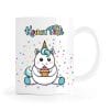 Auf dem Bild ist das Produkt: Tasse Komm Fetti lustige Einhorntasse Keramik Konfetti Humor bunt Geschenk Geburtstag Karneval Fasching zum Preis von €10.90 abgebildet.