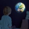 Auf dem Bild ist das Produkt: Leuchtaufkleber Erde Erdkugel leuchtet im Dunkeln Kinderzimmer fluoreszierend Wandtatto Wandaufkleber zum Preis von €8.9 abgebildet.