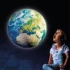 Auf dem Bild ist das Produkt: Leuchtaufkleber Erde Erdkugel leuchtet im Dunkeln Kinderzimmer fluoreszierend Wandtatto Wandaufkleber zum Preis von €8.9 abgebildet.