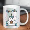 Auf dem Bild ist das Produkt: Perlmutt Tasse KommFetti lustige Einhorntasse Keramik Konfetti Humor bunt Geschenk Geburtstag Karneval Fasching Schimmereffekt zum Preis von €12.90 abgebildet.