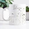 Auf dem Bild ist das Produkt: Tasse Wildgräsern Name zarte Gräser Wunschnamen Natur Naturliebhaber Kaffeetasse Teetasse Wildgras schlicht Keramik zum Preis von €12.90 abgebildet.
