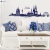 Auf dem Bild ist das Produkt: Wandtattoo Skyline Köln Wandaufkleber, Wanddekoration zum Preis von €29.90 abgebildet.