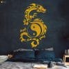 Auf dem Bild ist das Produkt: Wandtattoo Drache Yin Yang Asiatisches Wanddekor Selbstklebende Wandsticker zum Preis von €29.90 abgebildet.