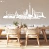 Auf dem Bild ist das Produkt: Wandtattoo Wandsticker Messestadt Leipzig Skyline Dekoration Heimat zum Preis von €29.90 abgebildet.