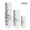 Auf dem Bild ist das Produkt: Wandtattoo Wandsticker Messestadt Leipzig Skyline Dekoration Heimat zum Preis von €29.90 abgebildet.