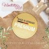 Auf dem Bild ist das Produkt: Weiße Hochzeitskerze personalisierbar Hochzeitstag Hochzeit Blätterkranz personalisiert Hochzeitsgeschenk Spruch, Valentinstagsgeschenk zum Preis von €5.9 abgebildet.