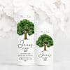 Auf dem Bild ist das Produkt: Taufkerze Junge Mädchen Lebensbaum Kerze Baum Eiche bedruckt mit Namen, Datum und auf Wunsch eigenem, vorgegebenem oder keinem Taufspruch zum Preis von €5.9 abgebildet.