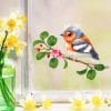 Auf dem Bild ist das Produkt: Fensterbild Frühling Ostern Vogelkinder bunte Fensterdekoration wiederverwendbare Fenstersticker, Osterdeko, Frühlingsdeko zum Preis von €13.90 abgebildet.