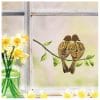 Auf dem Bild ist das Produkt: Fensterbild Vögel einzeln Vogel bunte Fensterdekoration wiederverwendbare Fenstersticker, Osterdeko, Frühlingsdeko Frühling Ostern zum Preis von €13.9 abgebildet.