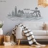 Auf dem Bild ist das Produkt: Wandtattoo Skyline Insel Rügen Ostsee Leuchtturm Kap Arkona Steilküste Kreidefelsen maritim Wandaufkleber Heimat Heimatliebe zum Preis von €16.90 abgebildet.